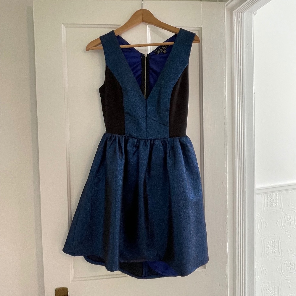Shimmering Blue Party Dress